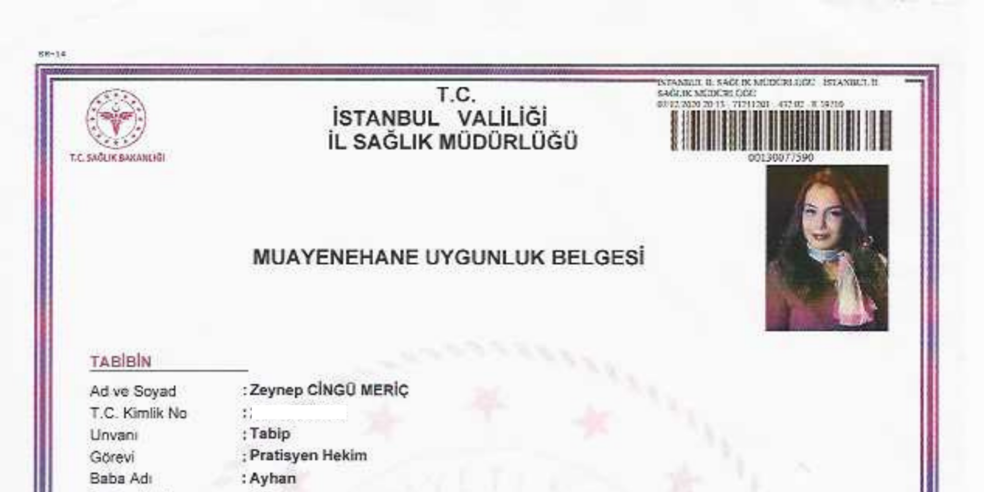 Offical Clinic License